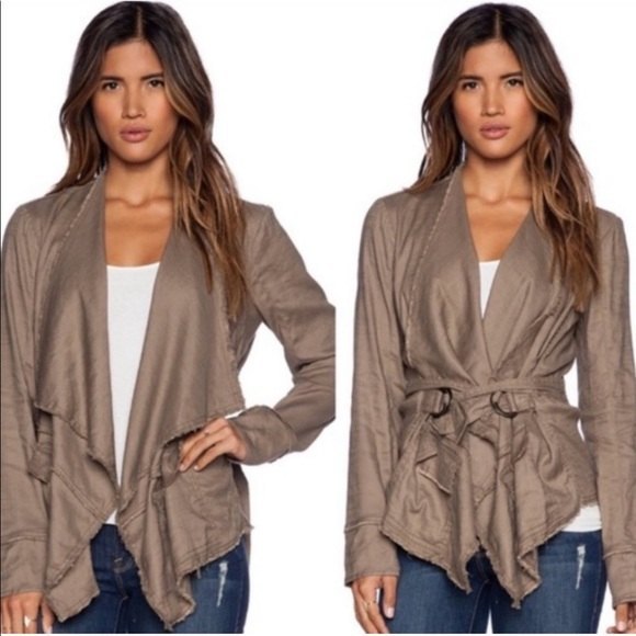 Free People Raw Femme Linen Jacket, Size S - Picture 4 of 9